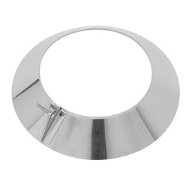 Opsinox 1018044 Stainless Steel Chimney 180 mm Rain Collar / Wall Panel RST Stainless Steel