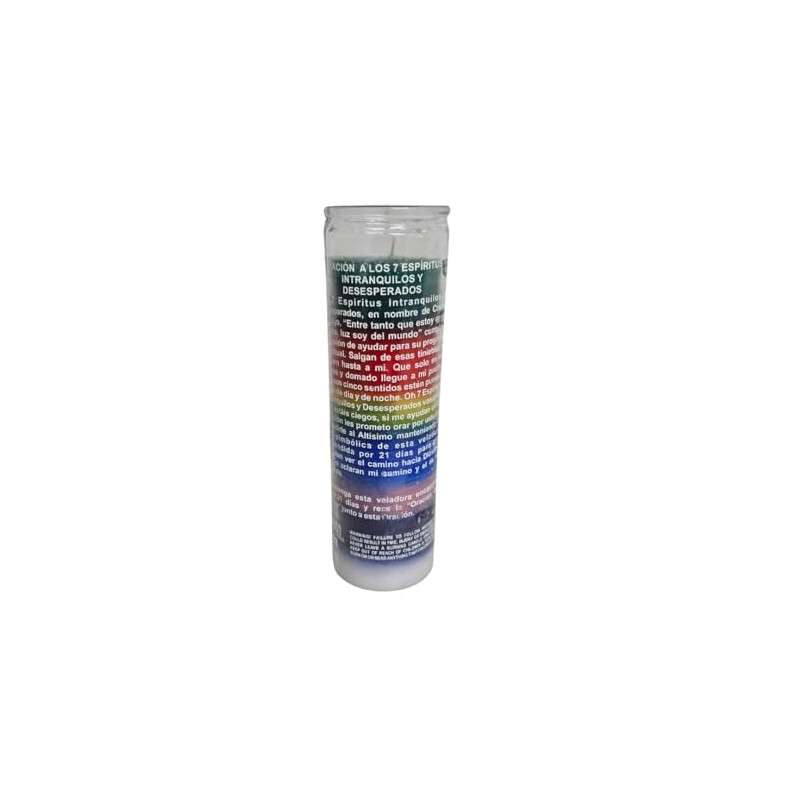 Generic 7 Intranquil Spirits Ritual Glass Candle