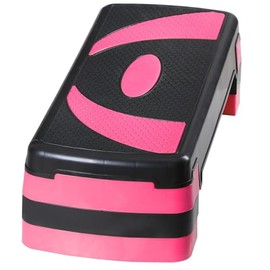 Venbytech for 31 Inch Exercise Step Platform Adjust Aerobic Step Platform Workout Stepper Pink
