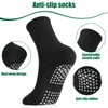 Zuimei 4 Pairs Kids Football Socks Grip Socks,Anti-Slip Football Socks