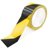 TEAONE Warning Tape, 1 Roll Black & Yellow Tape for