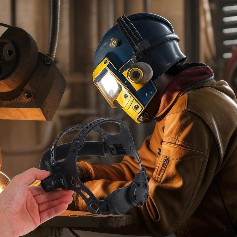 Mobestech Versatile Welding Hood Headgear Auto Darkening Es Adjustable Band