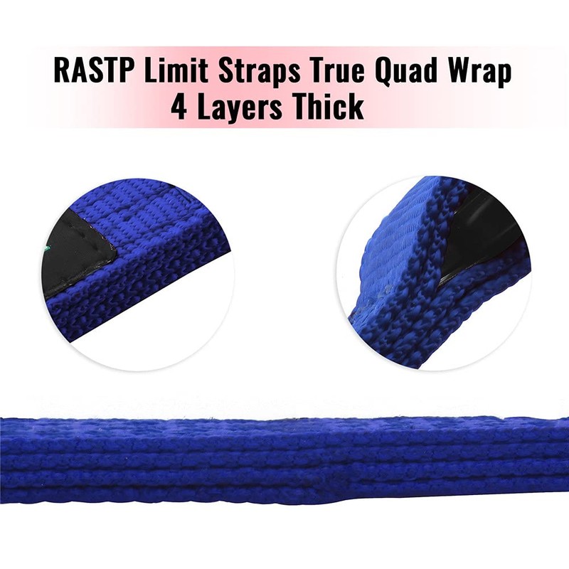 RASTP Limit Strap, Premium Quad Wrap Limit Strap Car Hauler