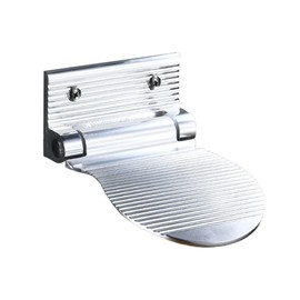 Wall Mounted Shower Foot Rest, Fold-Up Shower Foot Rest Shaving and Washing Foot Rest, Heavy Duty Aluminum Alloy Shaving Shelf for Shaving Legs Shower