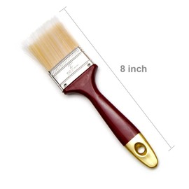 Hometeq - 3", 2.5", 2", 1.5", 1" Paint Brushes Designed Latex or Oil Based Paints for Indoor or Outdoor with Comport Handle (5 Pack)