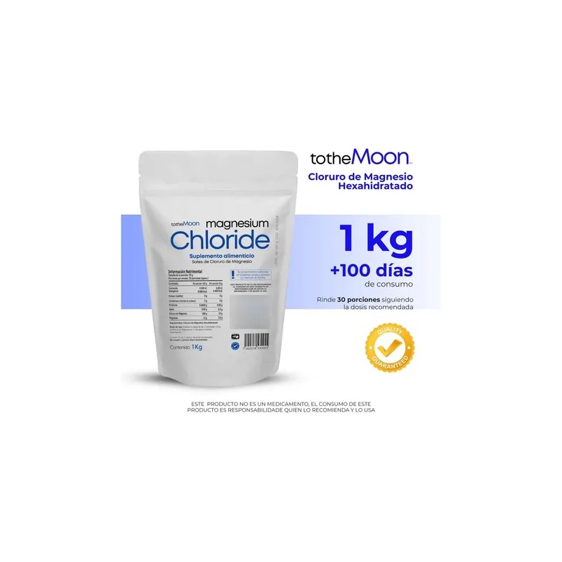 Cloruro De Magnesio Usp 3 Kg Tothemoon