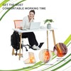 DMcore Canvas Foot Rest Hammock, Adjustable Mini Foot Rest Stand