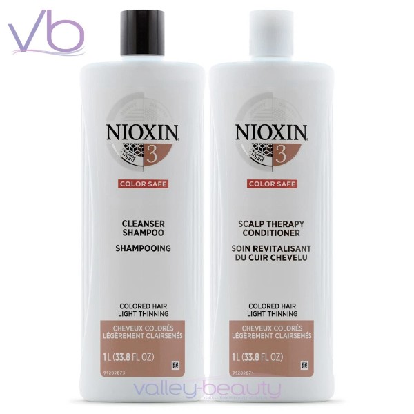 NIOXIN System 3 Shampoo + Conditioner Combo | Color Treated