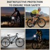 flintronic 4PCS Bicycle Wheel Reflectors, Bicycle Spoke Reflectors, High Reflective