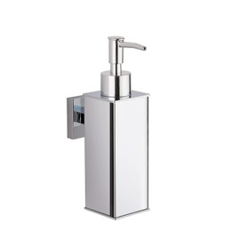 bgl Dispensador de jabón de Acero Inoxidable 304 con Soporte de Pared para baño, Plateado