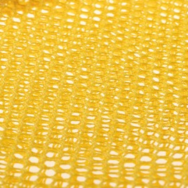 Aska Towel Dishwashing Revolution Yellow 12.2 x 15.0 inches (31 x 38 cm) Kitchen Sponge, Mesh Cloth, Amitabushi, Bottle Washing