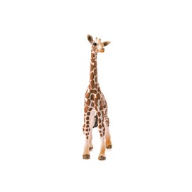 Schleich Wild Life Giraffe Calf Animal Figurine - Realistic and Highly Detailed Baby Giraffe Toy Figure, Fun and Educational Play for Boys and Girls, Gift for Kids Ages 3+