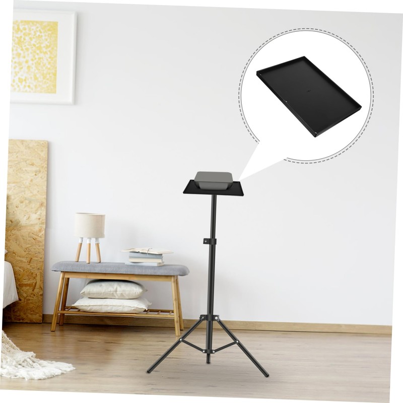OHPHCALL Projector Stand Tray Portable Projector Holder Pallet Stand Mount