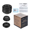 YONGNUO YN50mm F1.8, lente de enfoque automático Prime estándar para