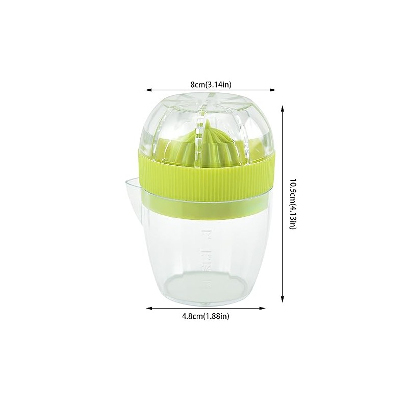 QUINTRA Lemon Squeezer, Plastic Juicer, Manual Hand Juicer, Orange Lime