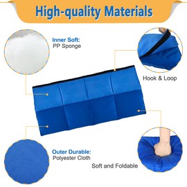 NEAUDE - Fundas para rieles de cama para cama de hospital, almohadillas para orejas de parachoques de espuma médica, almohadillas para orejas de noche para adultos mayores, protección lateral, protector de riel de seguridad (48 x 12 pulgadas)