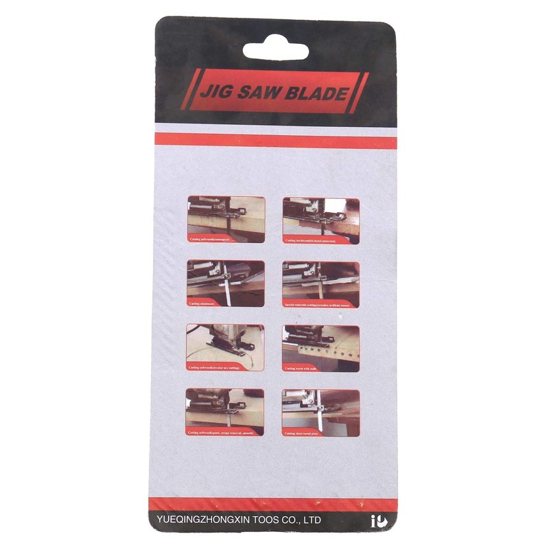 OTOTEC 5pcs T101BR 100mm Jigsaw Blades HCS For wood Laminated