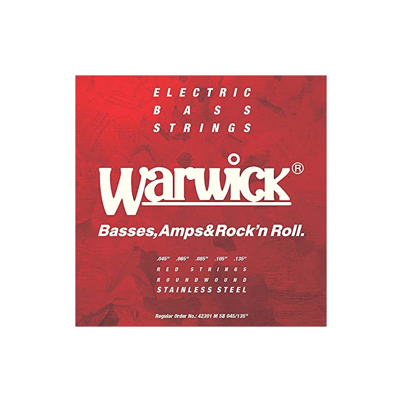 Warwick RedLabel 045-135, 5-string · Electric Bass Strings