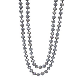 Treasure Bay Womens Long Sweater Chain Necklace Crystal Beaded Necklace