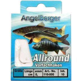 Angel Berger Leader Hook Tied Hooks (All-Round, Size 6 0.22 mm)