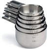Hudson Essentials Stainless Steel Measuring Cups Set (6 Piece Set)
