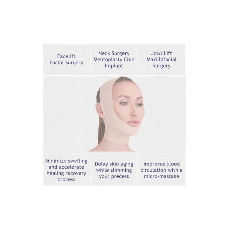 V T VARITEKS Post Surgical Chin Strap Bandage for Women