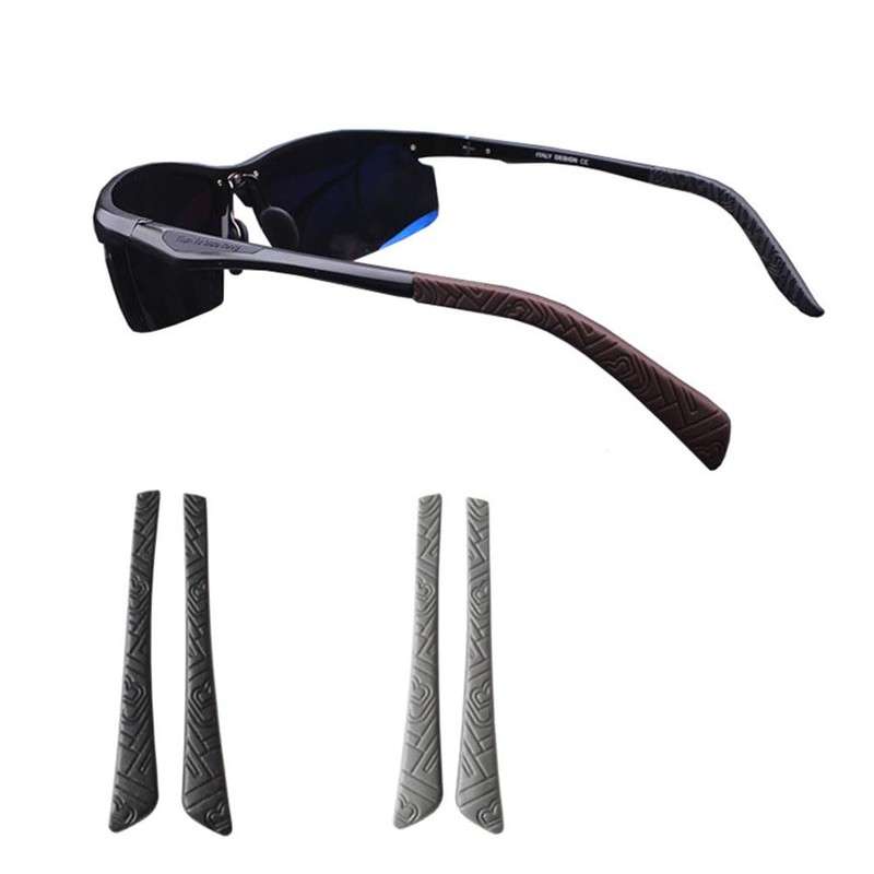 Eyeglass End Tips Ear Sock Pieces Silicone Eyewear Anti-Slip Comfort