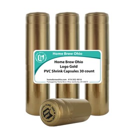 Home Brew Ohio Gold PVC w/Home Brew Ohio Logo Black on Gold Top-30 count