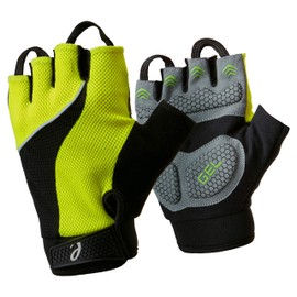 Elite Cycling Project Urban Cycling Gloves Fingerless Bike Gloves with 7mm Thick Gel Pads and Easy Off Finger Pulls (HiVis, XL)