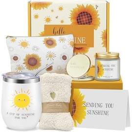 Birthday Gifts for Women, Friend, Mom, Sister, Wife, Her - Happy Birthday, Mothers Day Gifts for Woman - Get Well Soon Self Care Package Gift Basket Set