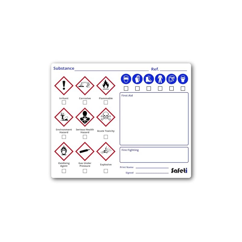 COSHH Labels