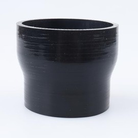 AC PERFORMANCE AC PERFORMANCE ID 3.25" to 2.75" (83mm to 70mm) Straight Reducer, Length 3" (76mm), 4-Ply Reinforced, Universal Automotive Pure Silicone Hose, Black