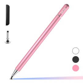 Eingabestifte Kapazitive Disc-Spitze Stift und Magnetkappe Kompatibel Mit Allen Touchscreens (Rosa)