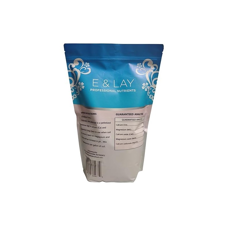 E & LAY PROFESSIONAL NUTRIENTS Dolomite Lime GRANULES (5LB)