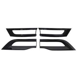MOTOKU Gloss Black Tail Light Cover Trim Bezel for Jeep Grand Cherokee 2014-2021