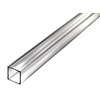 72" Long Acrylic Rigid Square Tube (Clear) - 5/8" ID