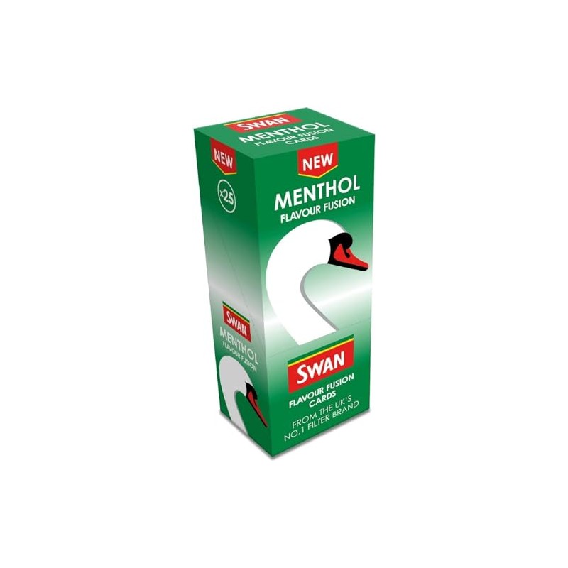 Swan Menthol Flavour Cards Infusions - Box of 25