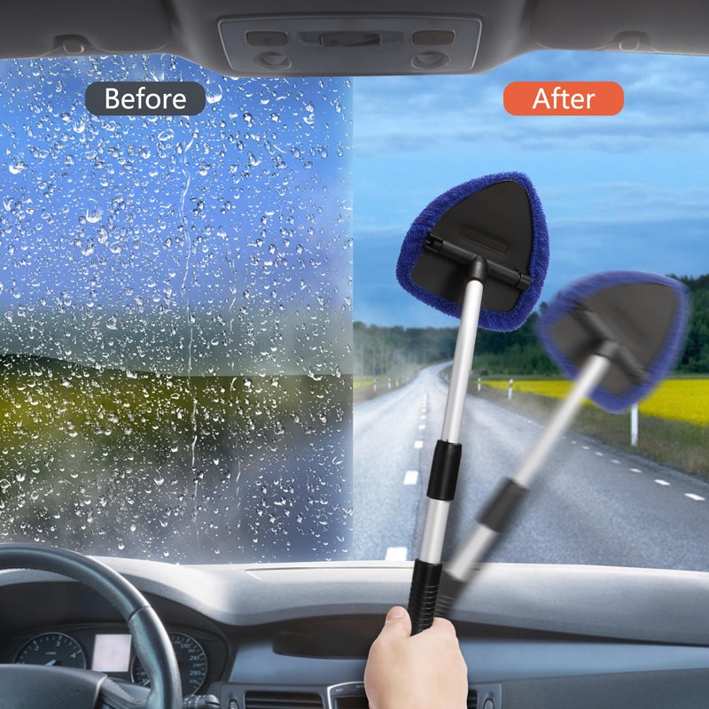 XGKHOM 7 Pack Upgrade Car Windshield Cleaner Tool Bonnets, Microfiber