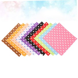Hohopeti 20Pcs 10 Nonwoven Fabric Cloud Pattern Felt Sheets Colors DIY Craft Material for Art Projects Stationery and Decorations