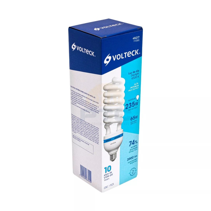 Volteck F-65EC Spiral lamp T5 65 W high power daylight,