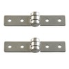 2 Pcs Piano Hinges Continuous Hinge Butt Hinges Stainless Steel