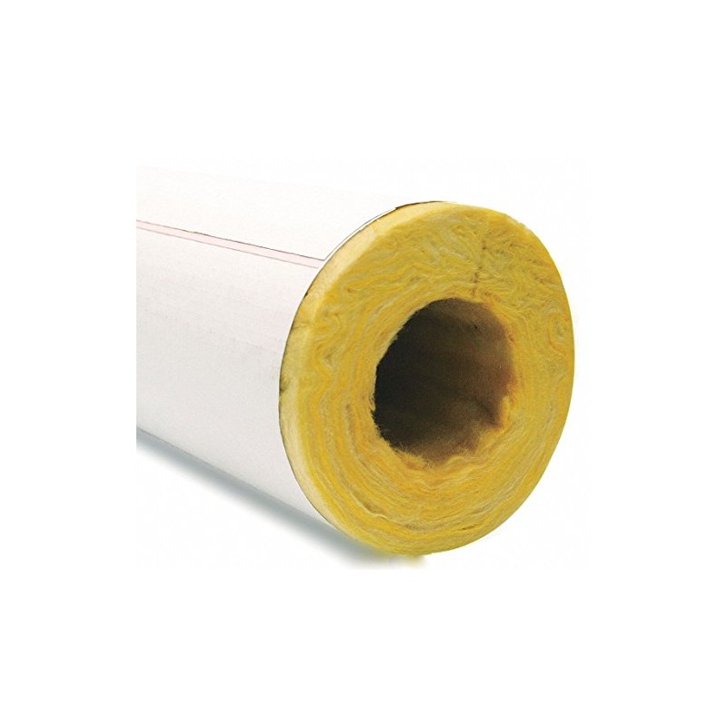 1-1/4" x 3 ft. Fiberglass Pipe Insulation, 1/2" Wall