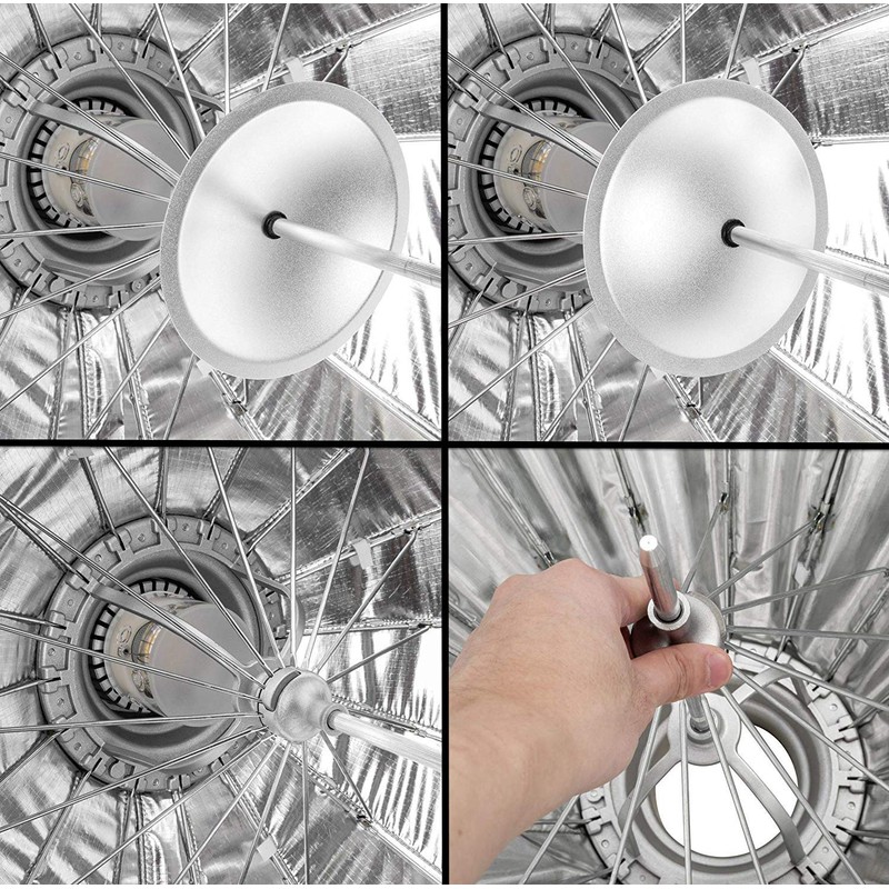 Glow EZ Lock 38" Deep Parabolic Quick Softbox, 16-Sided Parabolic