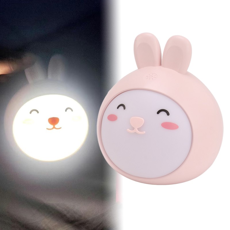 Cute Night Light 3 Gear Stepless Dimming Touch Sensing USB