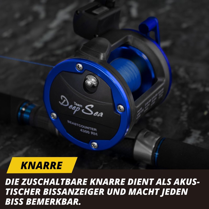 Team Deep Sea Beastcounter 4300 RH Multi-Purpose Roll with Counter