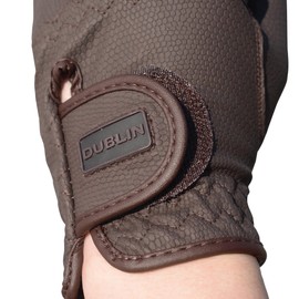 Dublin Everyday Touch Screen Compatible Riding Gloves - Brown