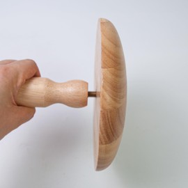 1X Pottery Molds 7.5'' Plaster Wood Pottery Tools with Handle Ceramic Molds for Pottery Ceramic Top Forms for DIY Bowls Plate Dish Slump Press