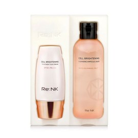 Rienkay 리엔케이 셀 브라이트닝 트리트먼트 선크림 55ml 스페셜 세트 Re:nu Cell Brightening Treatment Sunscreen 55ml Special Set