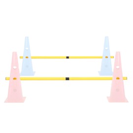 plzzree Dog Agility Jumps Equipment Set Replacement Poles, 2 Pack, 41 Inches Long Each