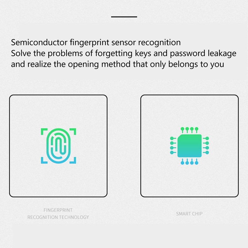 Smart Fingerprint Padlock Waterproof for TuyaSmart Bluetooth Keyless Padlock for
